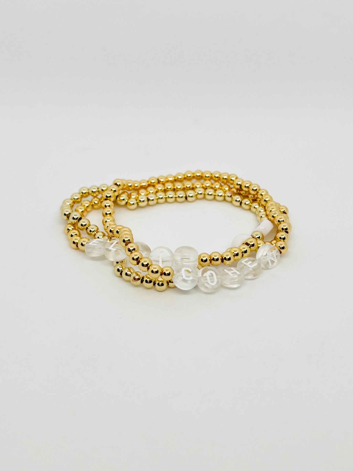 Gold Beaded Bracelet