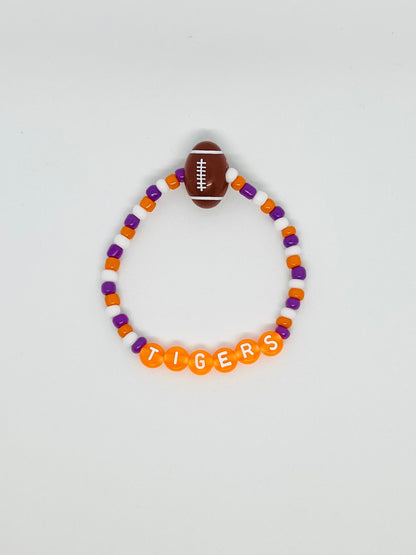 Clemson Orange Bracelet Set