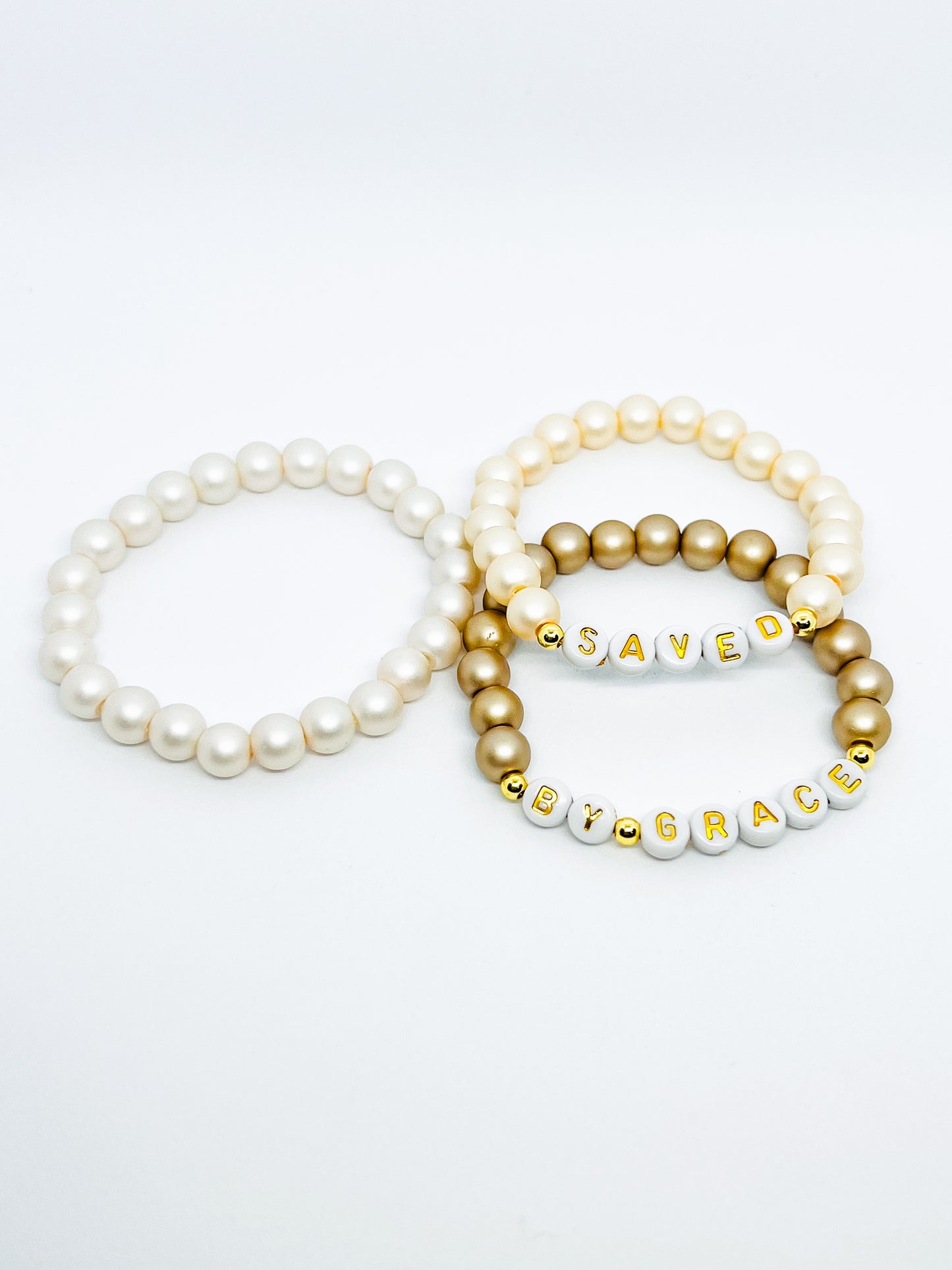 Saved By Grace Bracelet Set