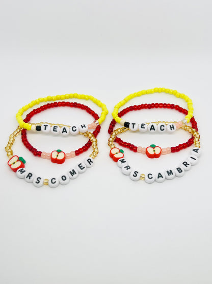 Teacher Bracelet Set of 3