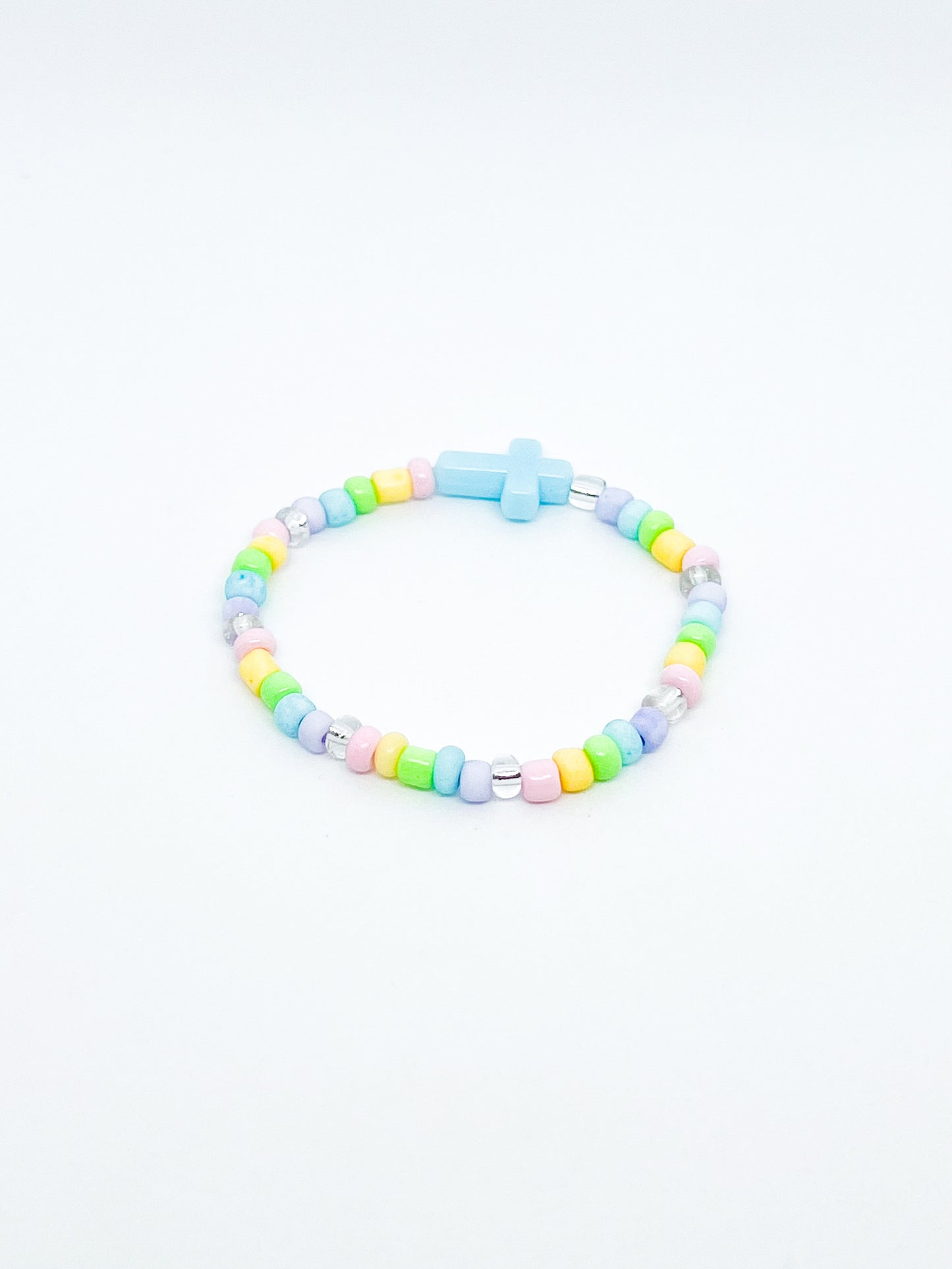 Pastel Cross Bracelet