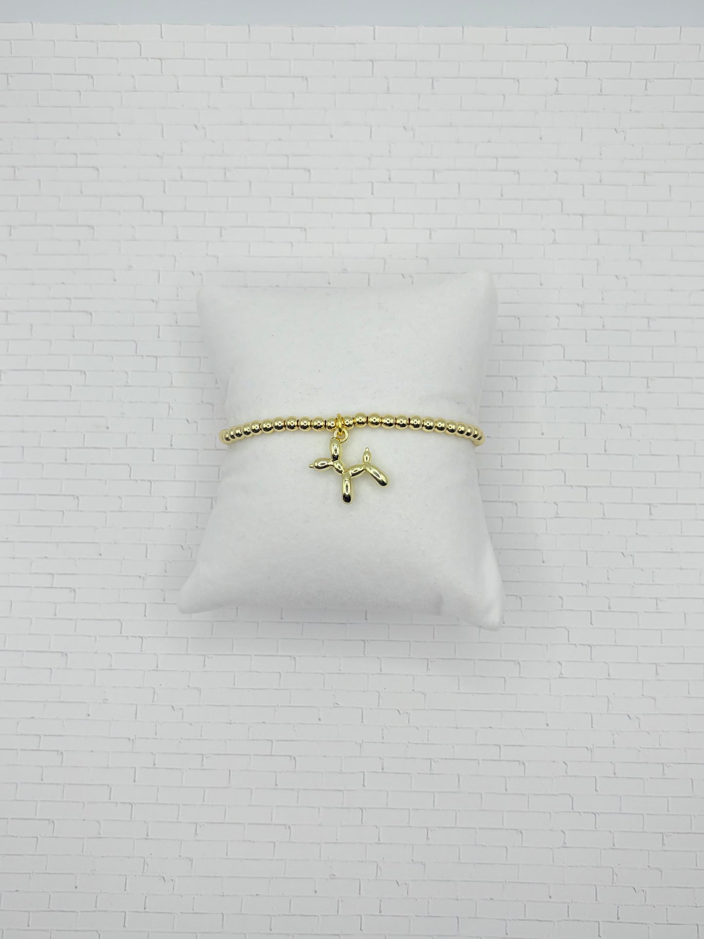 Paw-Fect Charm Beaded Bracelet Balloon Dog