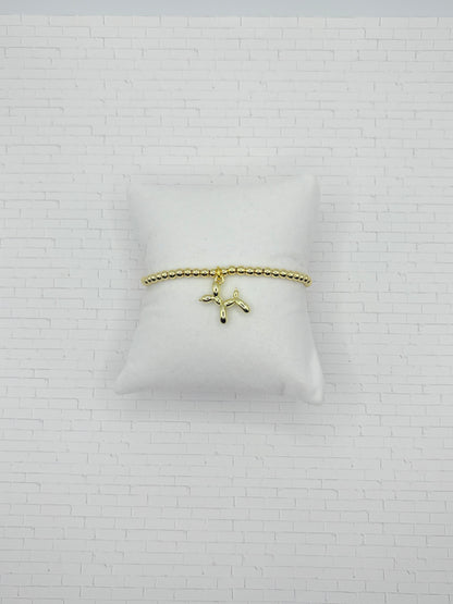 Paw-Fect Charm Beaded Bracelet Balloon Dog