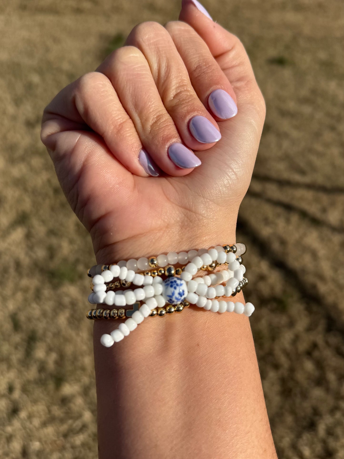 Bow Beaded Bracelet