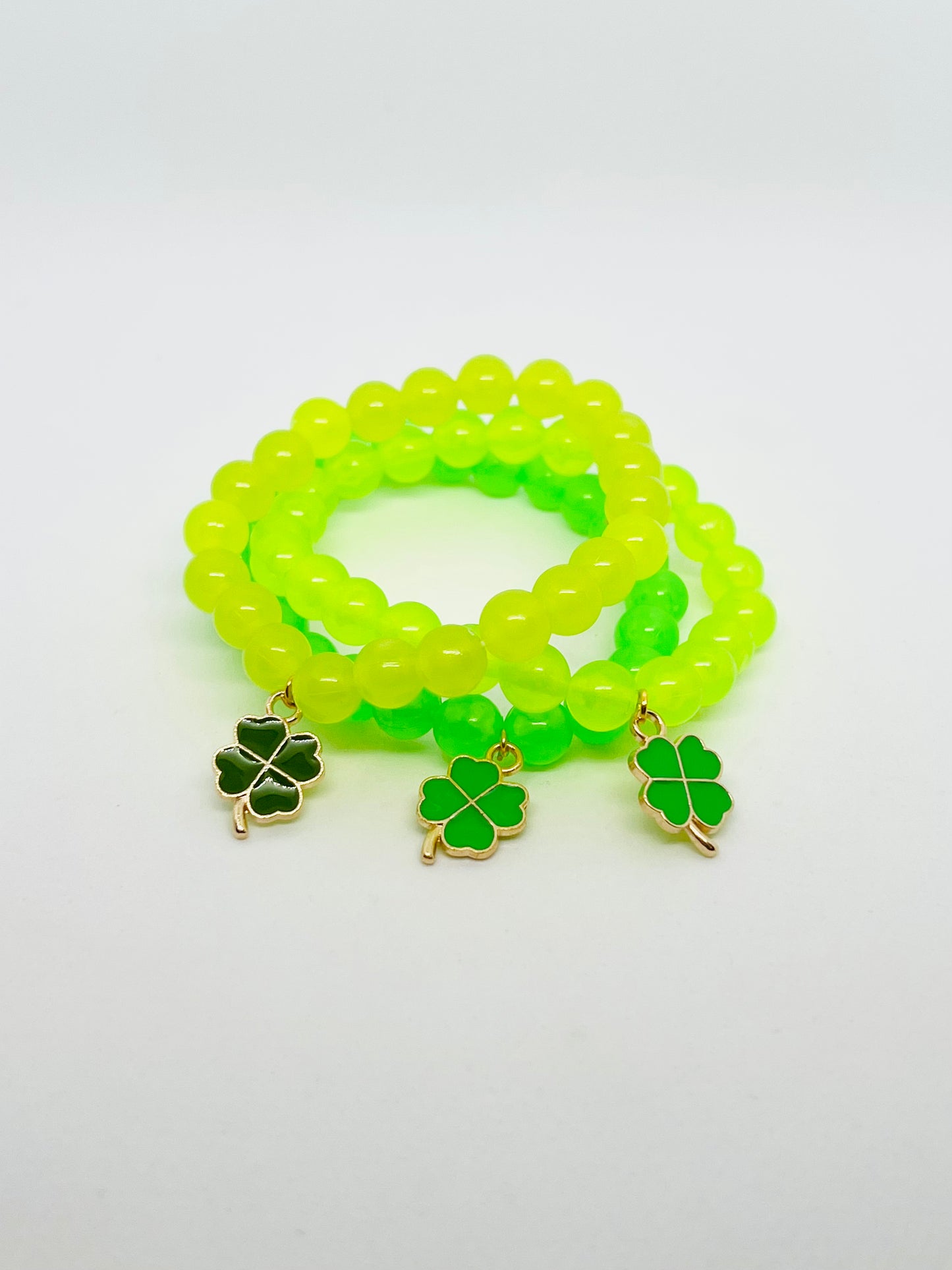 Glow in the dark St Paddy’s Bracelets