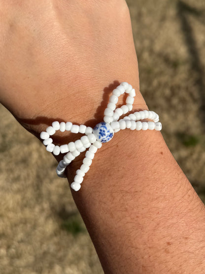 Bow Beaded Bracelet