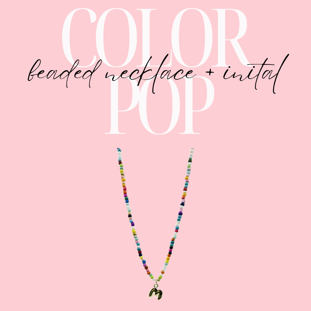 Color Pop Beaded Necklace