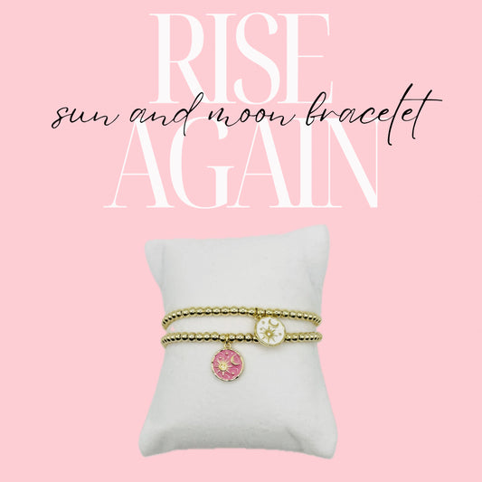 Rise Again Sun and Moon Beaded Bracelet
