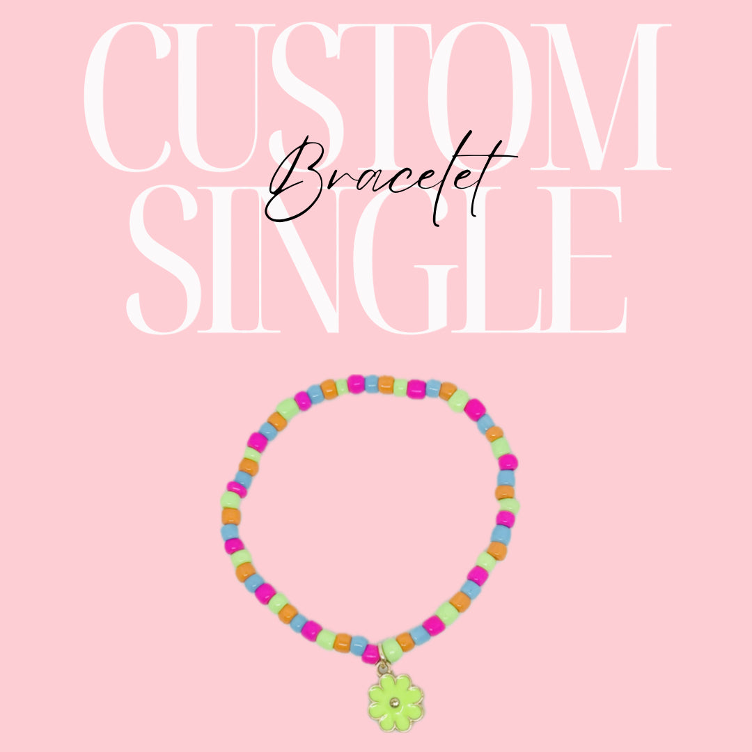 Custom Single Bracelet **Does NOT Include Gold Beaded Bracelets**