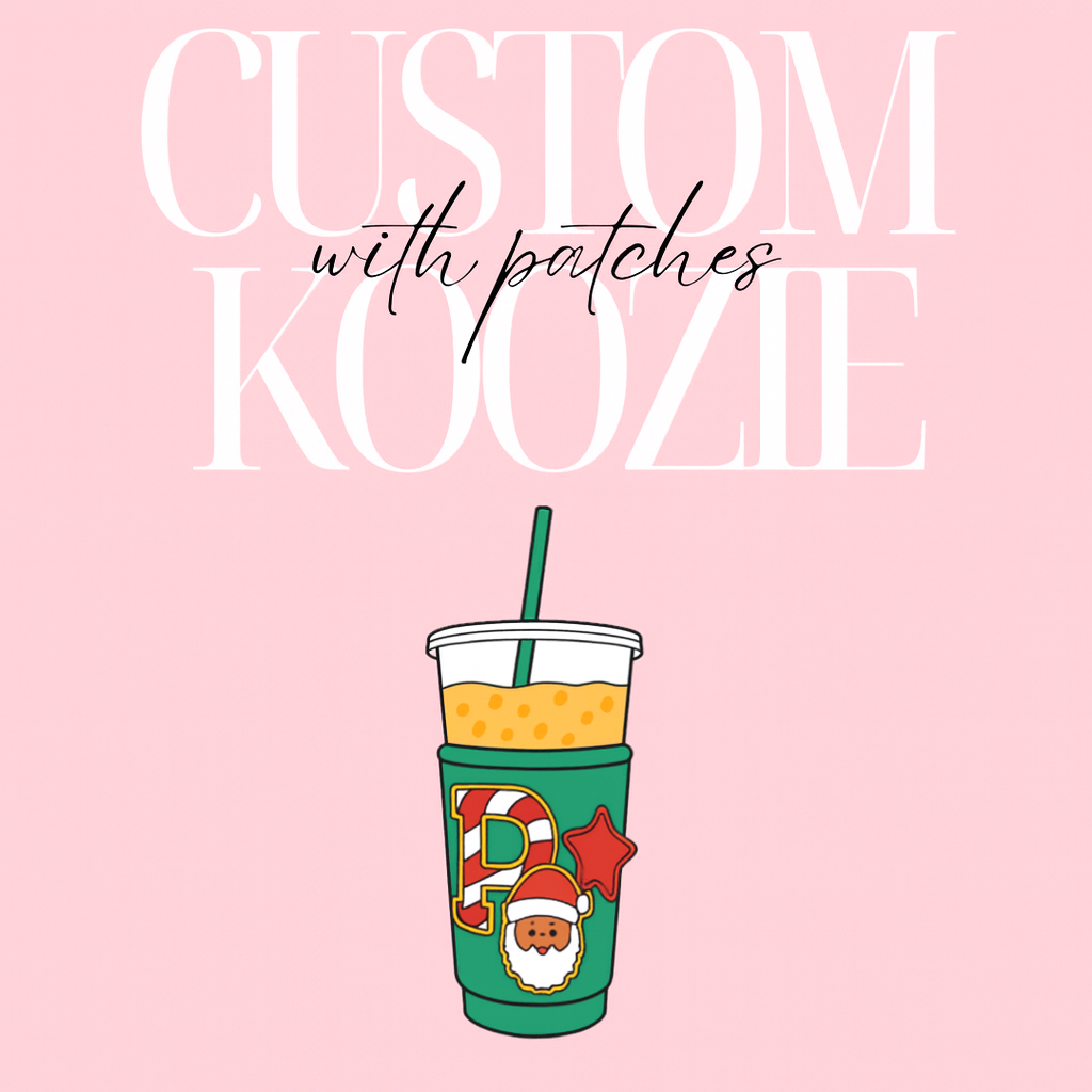 Custom Koozie Christmas Edition