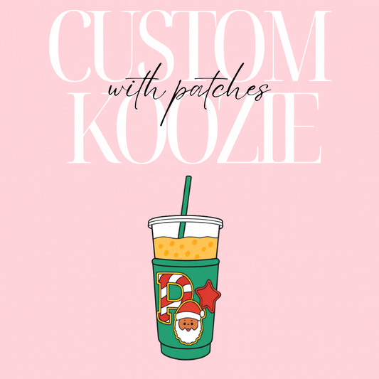 Custom Koozie Christmas Edition